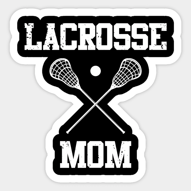 Lacrosse Mom Sticker by Visual Vibes